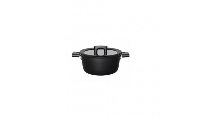 Pot FISKARS Hard Face, with lid, suitable for induction cooker, ø 26 cm, 5 L