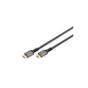 Digitus 8K PREMIUM HDMI 2.1 Connection Cable DB-330200-010-S Black, HDMI to HDMI, 1 m
