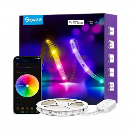 Govee RGBIC Basic LED Strip Lights - LED light strip, Wi-Fi + Bluetooth, 5 m