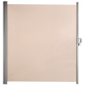 Terrassimarkiis LUARO sissetõmmatav ekraan 180 x 400 cm beež
