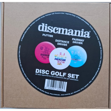 Discmania Active Soft discgolfi komplekt Beginner Set