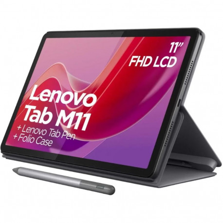 Tahvelarvuti Lenovo Tab M11, 4+128GB, pliiats+kaaned, hall