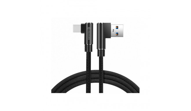 USB kaabel Swissten USB-A - USB-C, 1.2m, nurgaga