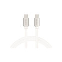 USB kaabel Swissten USB-C - USB-C, 2m, hõbe
