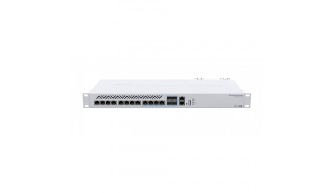 MikroTik Cloud Router Switch 312-4C+8XG-RM koos RouterOS L5 1U räkimoodul korpus 2000001081204