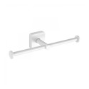 Double toilet paper holder Kapitan QUATTRO 44 22 66, white matt