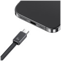 seinalaadija USAMS Xiang Series CC299 65W 1xUSB-C 1xUSB-A + USB-C kaabel valge