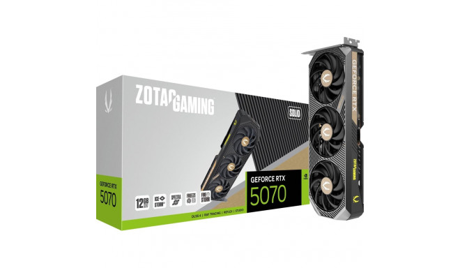Zotac GeForce RTX 5070 Solid 12GB GDDR7 DLSS4 Graphics Card (ZT-B50700D-10P)