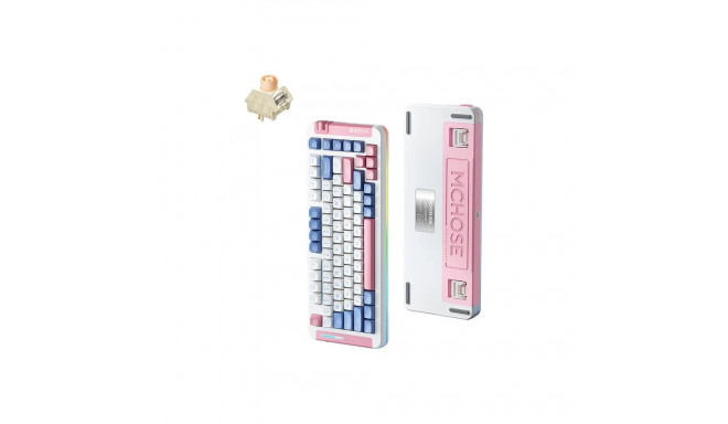 MCHOSE MC-X75 jäine creamsicle klaviatuur (MC-X75-5)