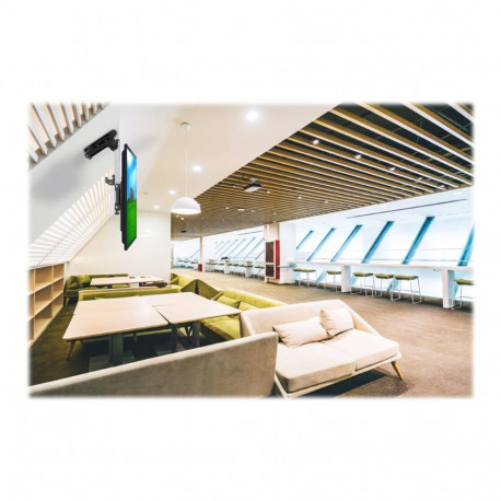 Neomounts FPMA-C020BLACK Monitor/TV Mount Ceiling | Adjustable Height, Tilt | 10-40 " | Maximum weig