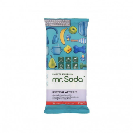 Soda | Wet Wipes Universal, 25 pcs | mr. Soda