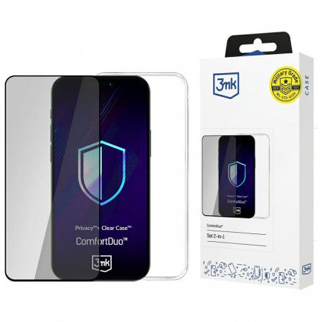 3MK ComfortDuo Privacy Clear Set for Samsung Galaxy A54 5G