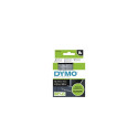 Dymo D1 teip 12 mm x 7 m, valge läbipaistva alusega
