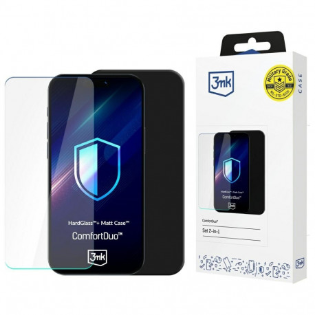 3MK ComfortDuo Matt Black set for Google Pixel 9A