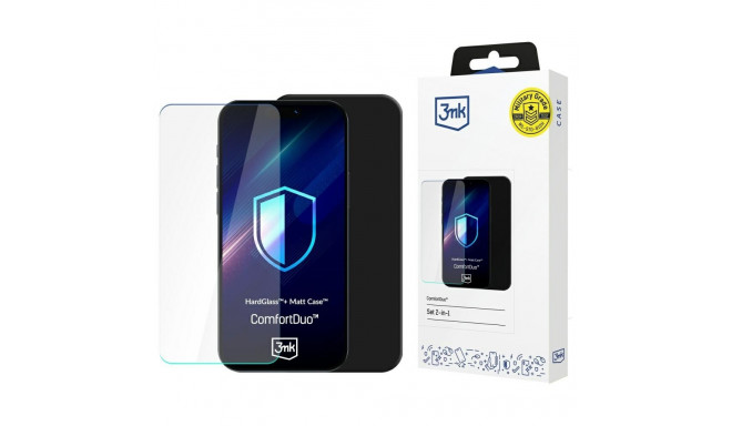 3MK ComfortDuo Matt Black set for Google Pixel 9A