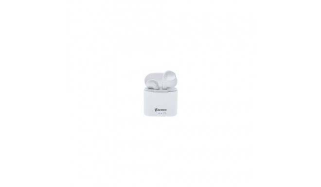 Vakos SK-832BW WIRELESS BLUETOOTH EARPHONES SMARTPHONE CONTROL WITH MICROPHONE WHITE