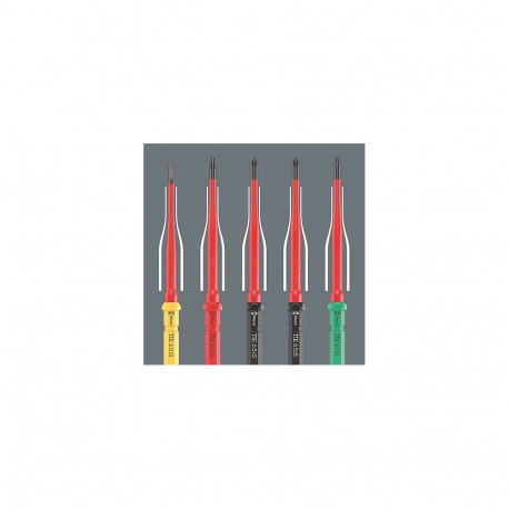 16-piece tool set for electricians WERA KK VDE Extra Slim1