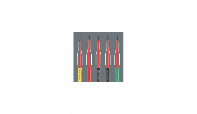 16-piece tool set for electricians WERA KK VDE Extra Slim1