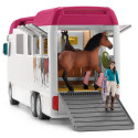 Schleich Horse Club 42619 hobuse transpordi auto