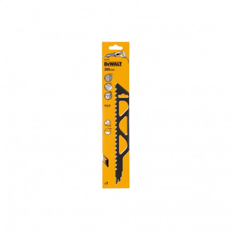 DEWALT SABER EDGE. 305x12.7mm /1 pc. AERATED CONCRETE/BRICK/FIBER CEMENT.