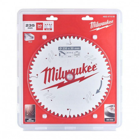 MILWAUKEE CIRCULAR SAW 235x30x2.4x60z ALUMINUM