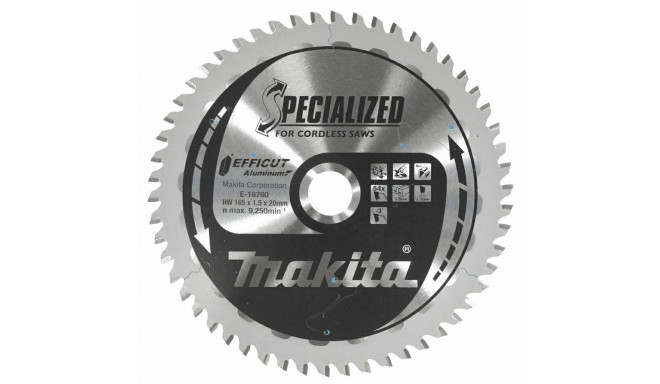 Kettalõikur 165x20x1.5mm 54 hammast -3° alumiiniumi jaoks