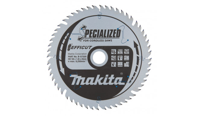 Makita Efficut puidulõikeketas 165x20x1,45mm 56T
