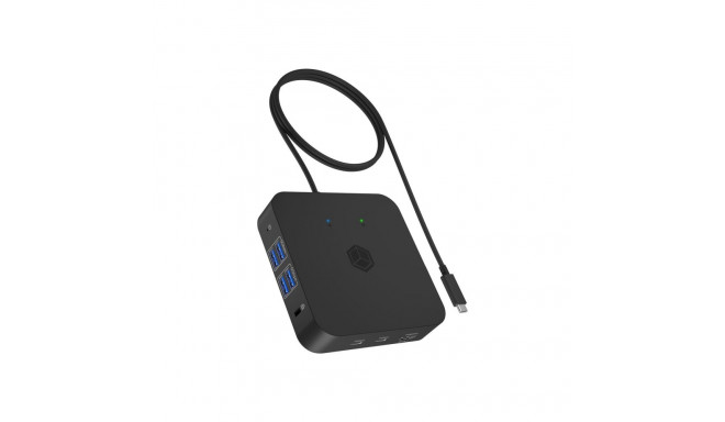 ICY BOX IB-DK4090-C 12-ühes USB Type-C dokk PD-ga kuni 100W