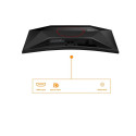 AOC C27G42E 27-tolline kumer kiire VA 180Hz 1ms 300cd/m2 HDMI 2.0x2 DP1.4 kõlaritega monitor