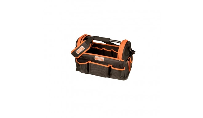 Bahco open top fabric tool bag with rigid base, 24 L