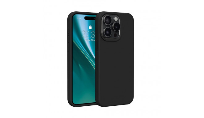 Etteri Silicone case for iPhone 15 Pro 6,1" black