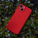 Simple Color Mag case for iPhone 16e red