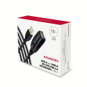 CABLE USB2.0 A-M/A-F ACTIVE/15M ADR-215 AXAGON