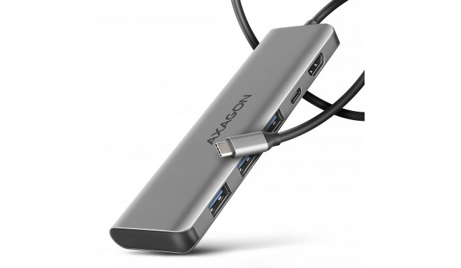 I/O HUB USB-C 5IN1/1M HMC-5H AXAGON