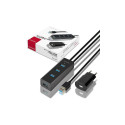 I/O HUB USB3.0 4PORT CHARGING/W/AC 1.2M HUE-S2BP AXAGON