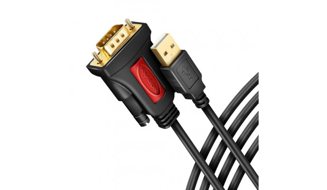 CABLE USB2.0 TO RS-232 DB9-M/1.5M ADS-1PSN AXAGON