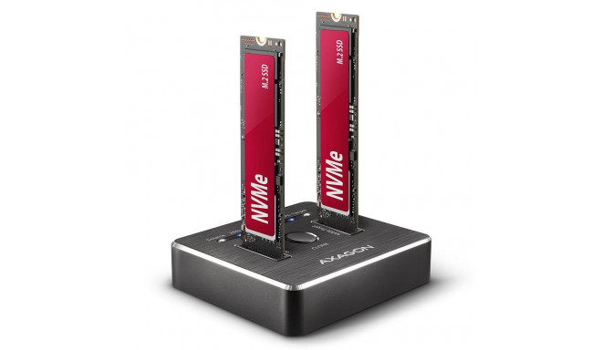 SSD ACC DOCK STATION USB-C/2XM.2 NVME ADSA-M2C AXAGON