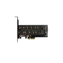 SSD ACC ADAPTER NVME/SATA/M.2/PCIE SP&LP PCEM2-DC AXAGON