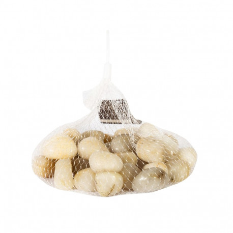 Dekoratiivkivid DECOR STONE, valged väikesed kivid, kaal: 500g