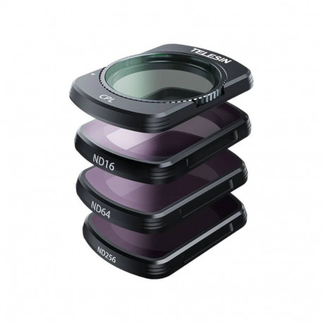 Lens filter set CPL + ND16/64/256 TELESIN for DJI Osmo Pocket 3