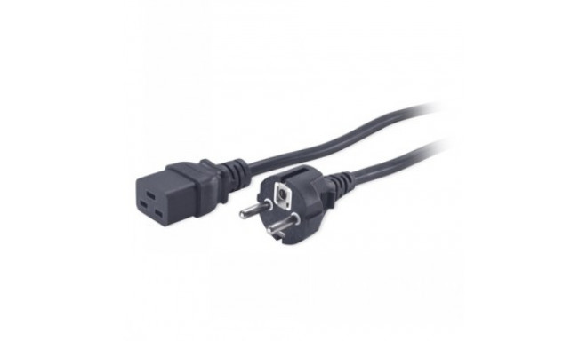 APC POWER CORD, C19 TO CEE/7 SCHUKO, 2.5M