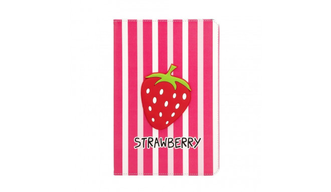 iLike Samsung Galaxy Tab A8 10.5 (2021) Tablet Case Design SM-X200/SM-X205 Strawberry