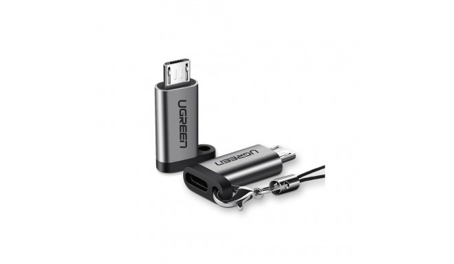 Ugreen Ugreen adapter USB Type C to micro USB adapter gray (50590) Grey