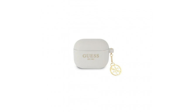 Guess Apple Charms Silicone Case for Airpods 3 Grey