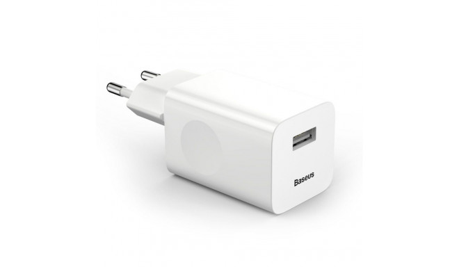 Baseus Baseus Charging Quick Charger CCALL-BX02 USB-A 24W QC 3.0 Network Charger - White