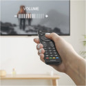 Hama Universal TV Remote Control 2-in-1 Large Buttons Infrared Learning Function Black