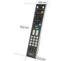 Hama Universaalne IR Kaugjuhtimispult Sony teleritele Õpetatav Valgusega Nupud Öko-Sõbralik Disain M