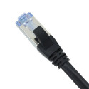 Hama CAT6a S/FTP andmesidekaabel 10 Gbit/s 5m RJ45 Must