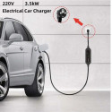 EV Charge Portable Type 2 Laadija 5m 3.6 kW Reguleeritav 6A–16A 1-Phase IP65 Must