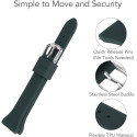 Connect T-Buckle Silikoon Loop Rihm 22mm (M/L 130mm) Valge